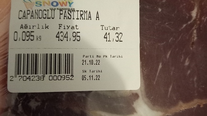 Pastırmanın kilosu 435 lira olmuş, bu fiyatlar biraz abartı değil mi?