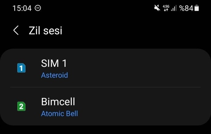 Telefonunuzun zil sesi ne?