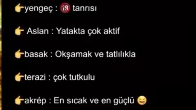 Burcuna göre yatakta nasılsın?