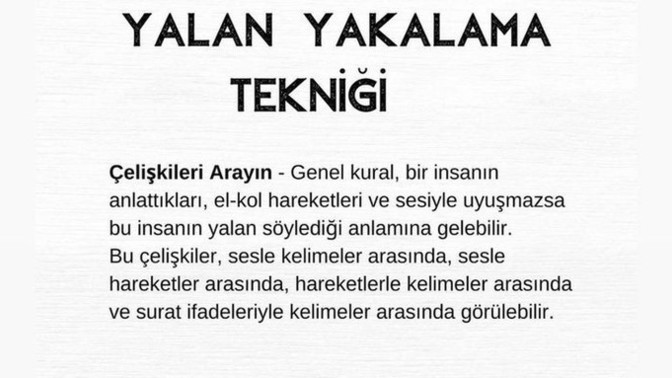 Yalan söyleyen birini hemen anlar mısınız 🙈?