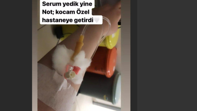 "Kocam özel hastaneye getirdi!" Serum fotoğrafları falan atanlara alıştık da, bu biraz saçma değil mi?