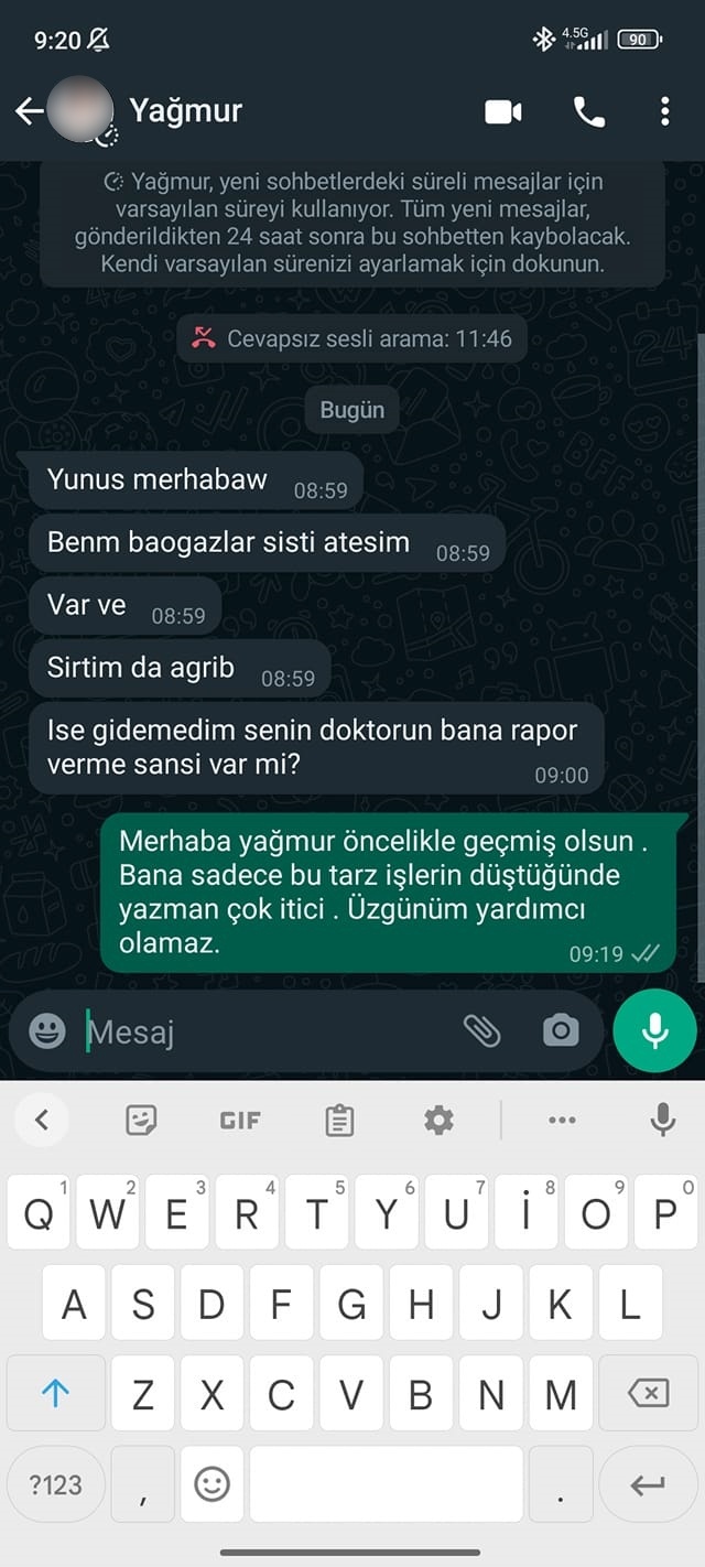 Sırf işi düştüğü için yazan eski flörtün işini halletmedim. Doğrusunu yaptım değil mi?