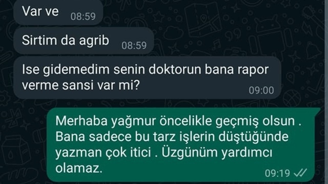 Sırf işi düştüğü için yazan eski flörtün işini halletmedim. Doğrusunu yaptım değil mi?