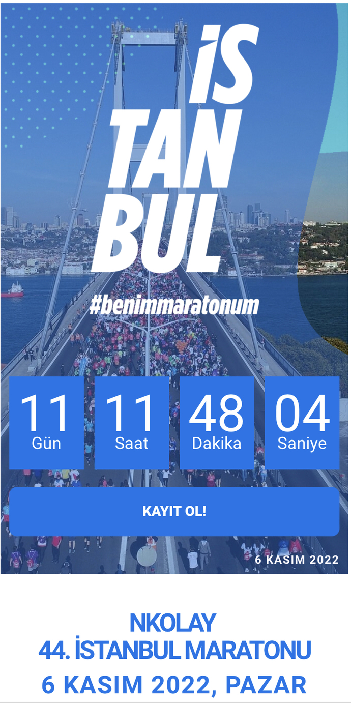 İstanbul Maratonuna katılacak mısınız?