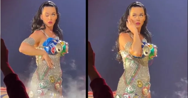 Ünlü şarkıcı Katy Perry’nin gözüne ne olduğu anlaşılamadı! Sizce neden öyle oldu?