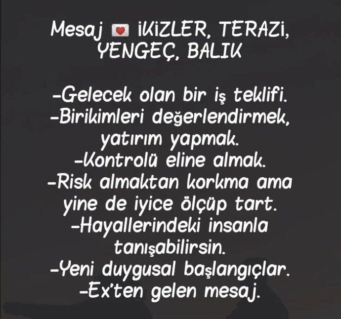 Burçlara mesaj var, bu mesajlar nelerdir?