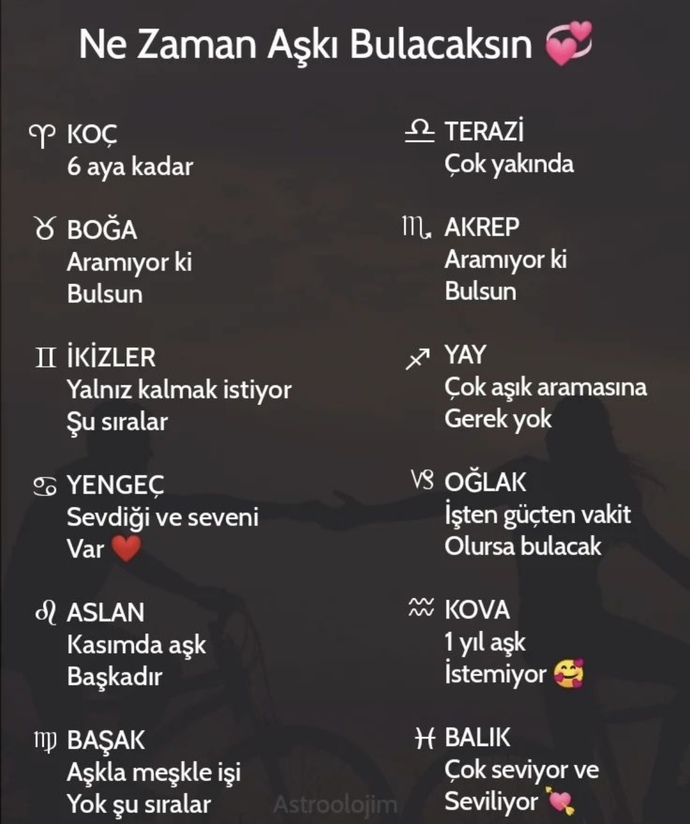Burcuna göre aşkı ne zaman bulacaksın?
