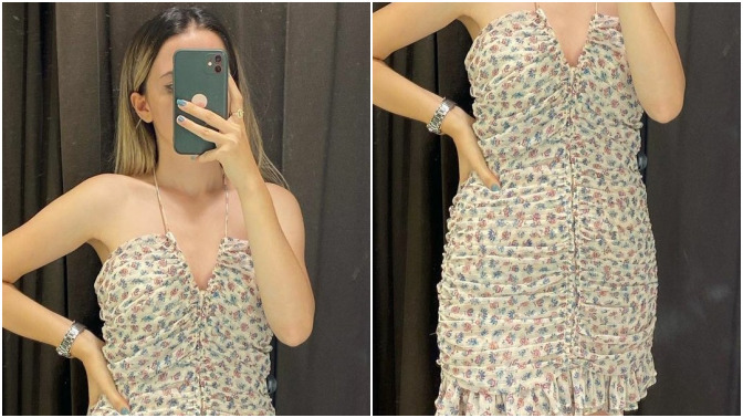 400 TL olan bu Zara elbise bana yakışmış mı, alayım mı?