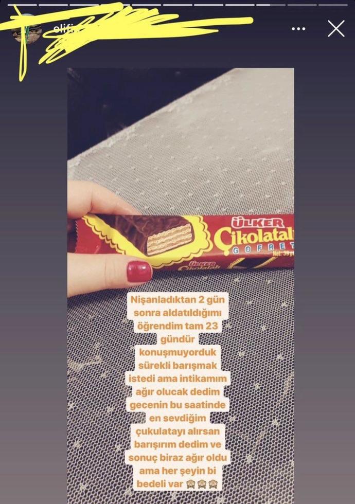 Nişanlısı tarafından aldatılan kadın bir çikolataya affetmiş! Siz ne karşılığında affedersiniz?