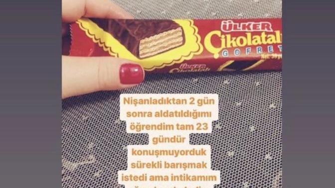 Nişanlısı tarafından aldatılan kadın bir çikolataya affetmiş! Siz ne karşılığında affedersiniz?