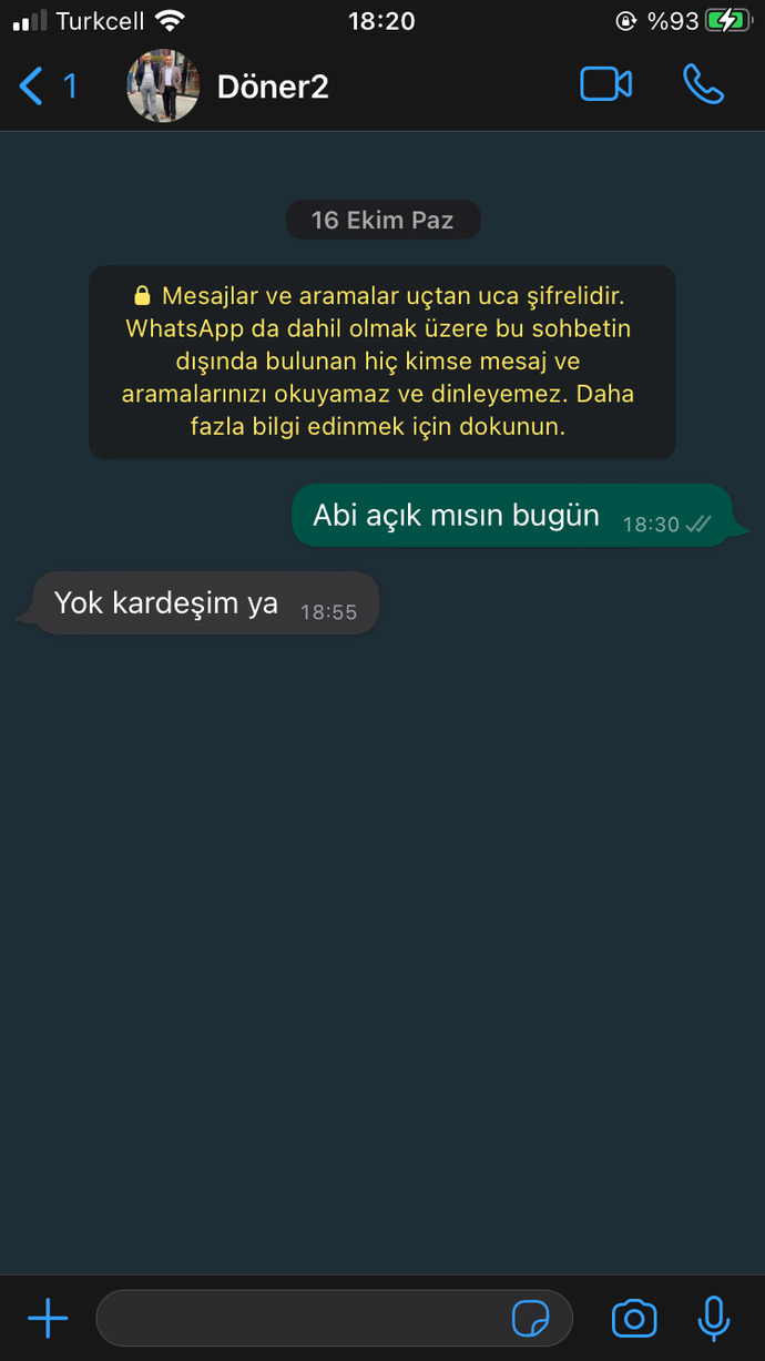 Gün içinde size kaç kişi mesaj atıyor?
