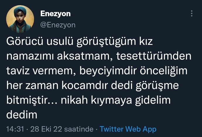 Evlilik görüşmesinde, ne olursa/denirse direkt nikah masasına gidilir ya da bitirilir?