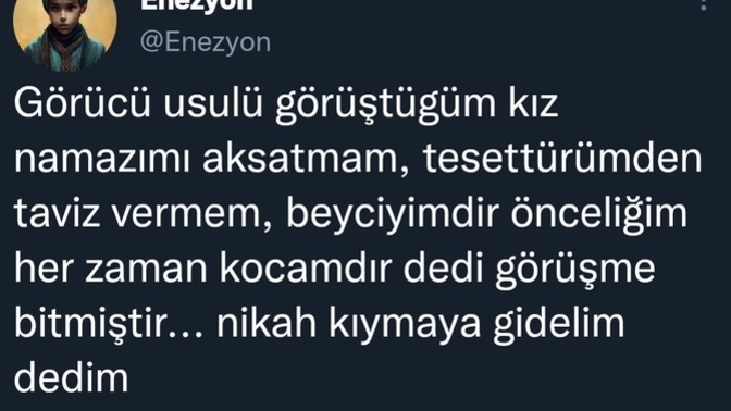 Evlilik görüşmesinde, ne olursa/denirse direkt nikah masasına gidilir ya da  bitirilir?