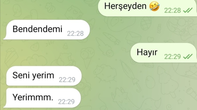 Sevgilim çok fazla seni yerim, yiycem seni VS demesi kötü anlamda mı sizce?