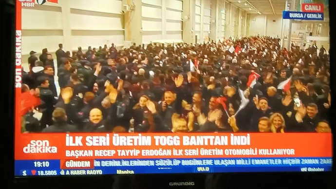 Togg seri üretime başladı 😍😍. Hayırlı olsun mu?