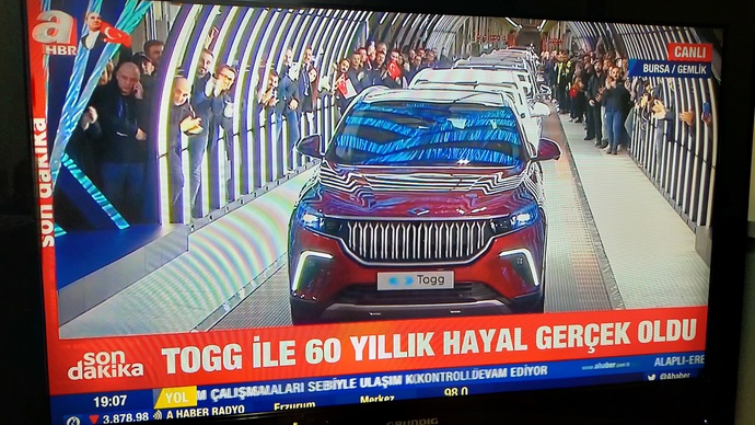 Togg seri üretime başladı 😍😍. Hayırlı olsun mu?
