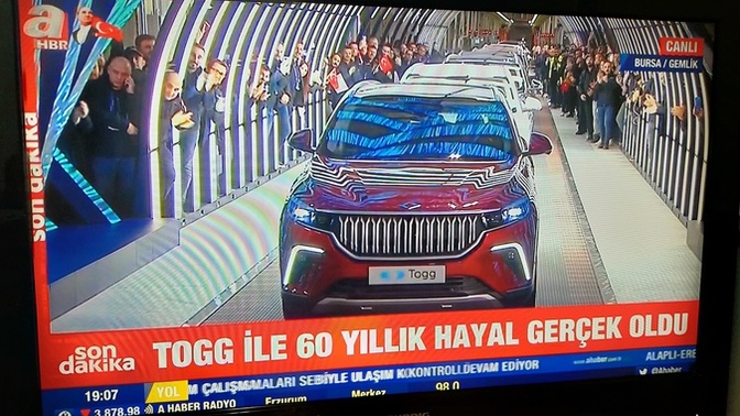 Togg seri üretime başladı 😍😍. Hayırlı olsun mu?