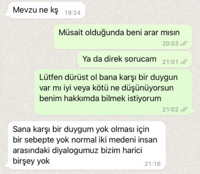 Açıldığım kişi ilgisiz davrandı ama sonra iltifatlar etti. Amacı ne?