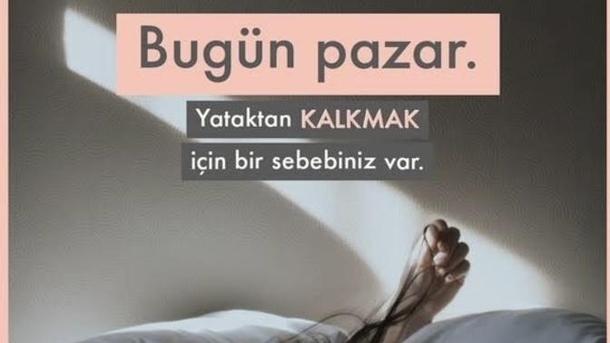 “Pazar günü” neler yapılıyor?