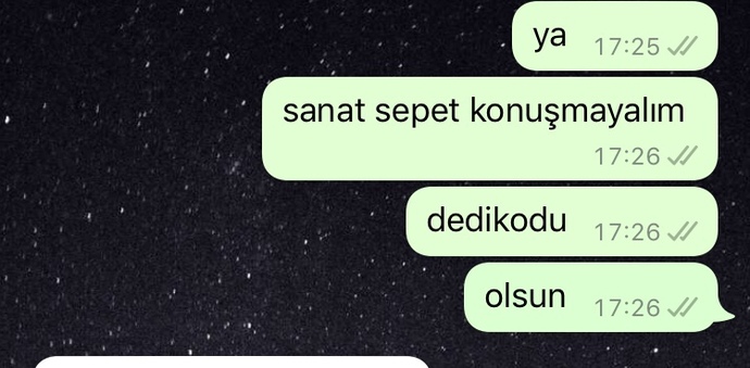 Arkadaşlarınızla buluşmak için bir şartınız var mı?