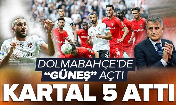 Beşiktaş 5 - Ümraniyespor 2... Kartal vodafone parkta Şenol Güneş yönetiminde ki ilk maçında şov yaptı! Maçı nasıl buldunuz?