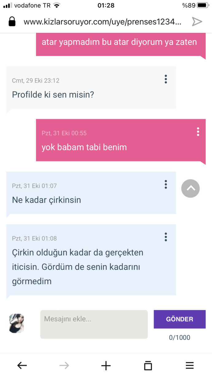 Ya ben ne yaşıyorum ?