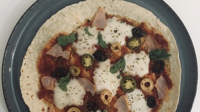 Lavaş tabanlı pizzam nasıl gözüküyor?
