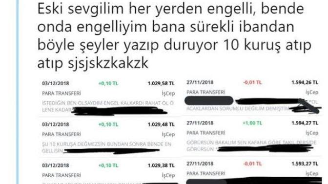 Bana para gönder diyen sevgili itici midir?