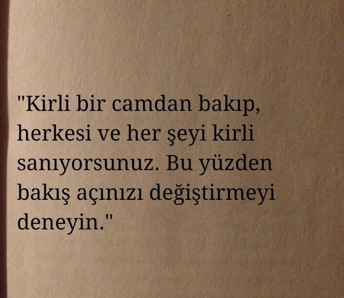 Bir de benim penceremden bak…