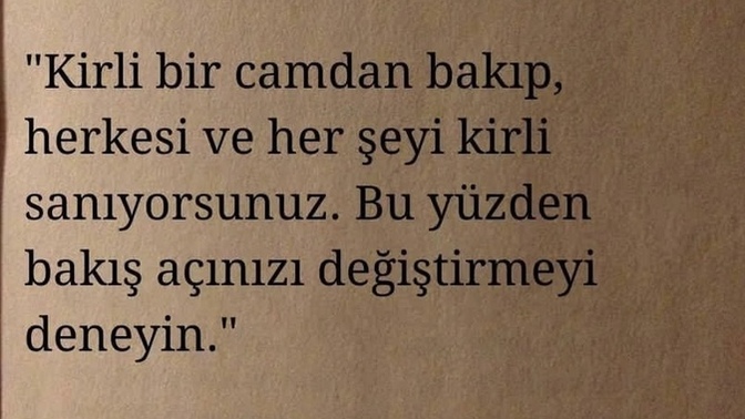 Bakış açınızı kolayca değiştirebilir misiniz?