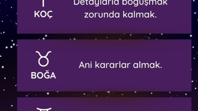 Yükselen burcuna göre dayanmakta zorlandıkların nelerdir?