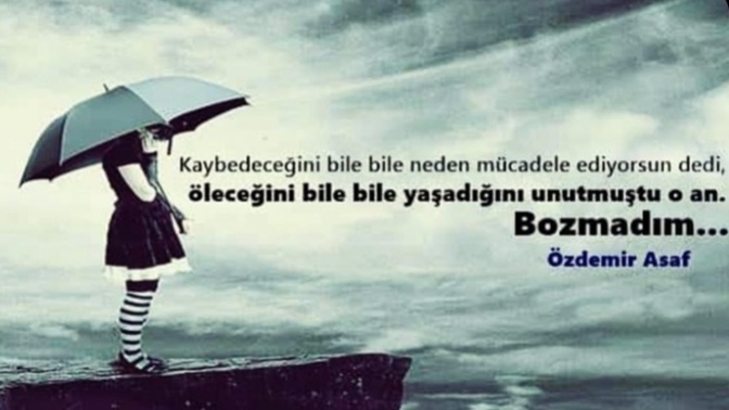 Kaybedeceğinizi bile bile mücadele eder misiniz?