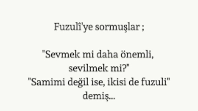Sevmek mi istersiniz, yoksa sevilmek mi? Neden?
