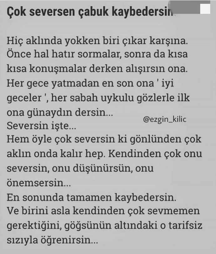 Çok seven, çabuk mu kaybeder?