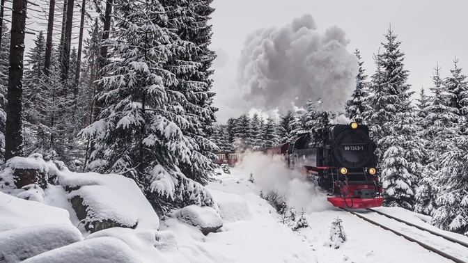Şu manzarada tren yolculuğu yapmak ister miydiniz?
