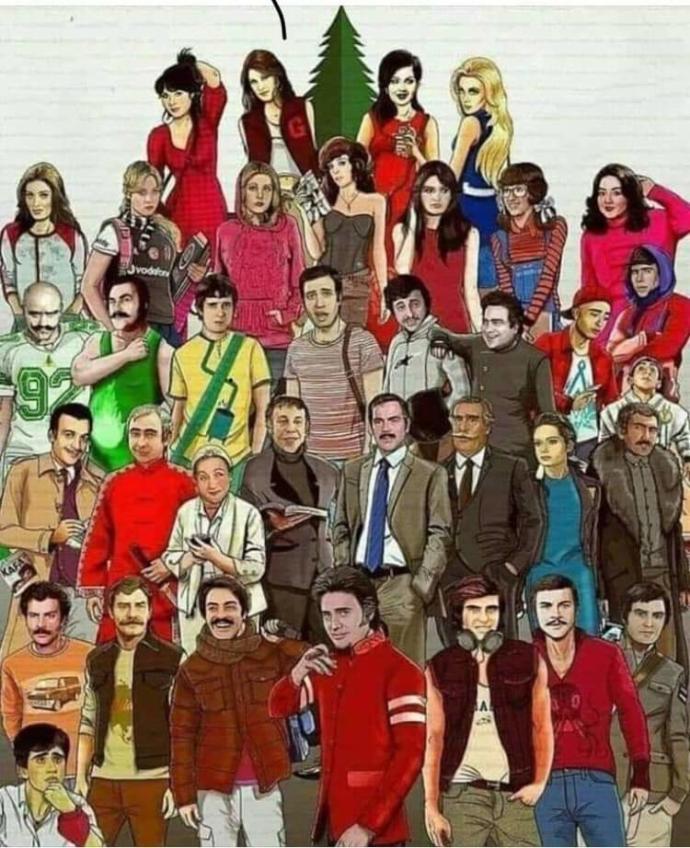 Resimdeki Yeşilçam oyuncularını tanıyor musunuz?