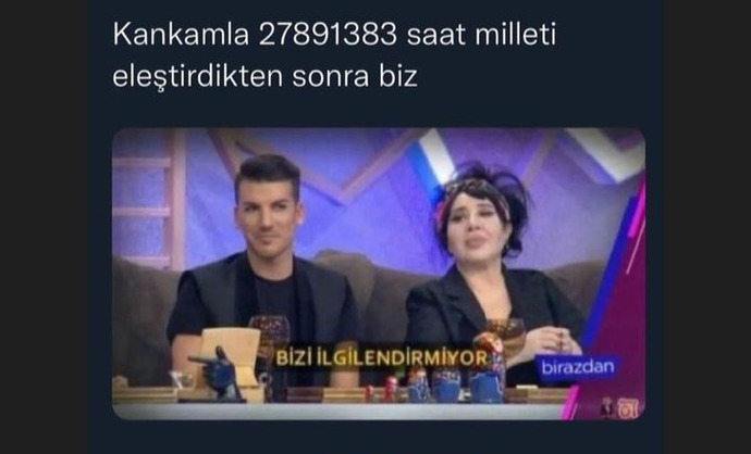 Sizi ilgilendirmeyen konularda yorum yapar mısınız?