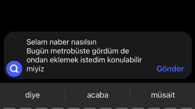 Bu kızı metrobüste gördüm, bir şekilde bulup ekledim ama böyle mesaj atsam ne cevap verir?