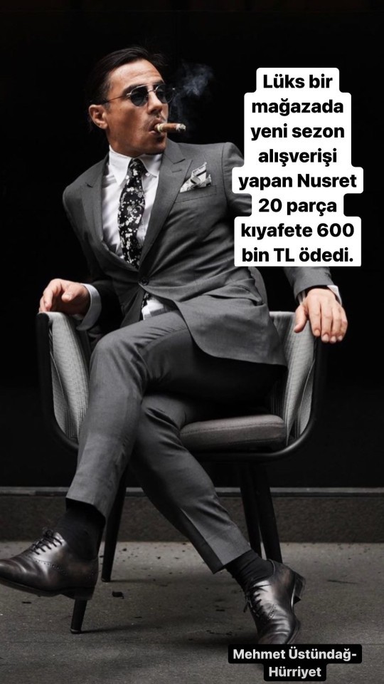 Nusret 20 parça kıyafete 600 bin TL ödedi! 20 parça kıyafete en fazla ne kadar ödersiniz?