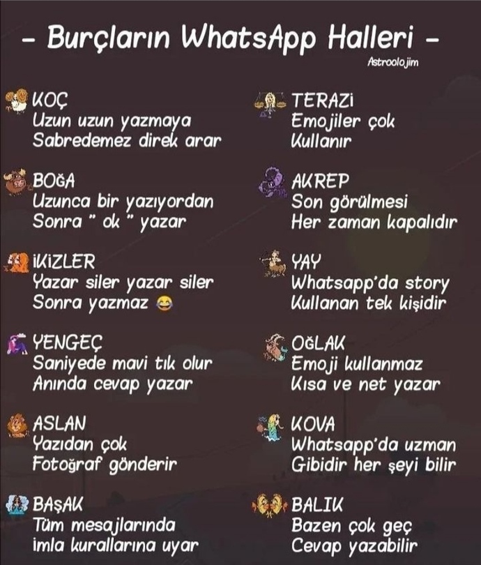 WhatsApp halleriniz nedir?