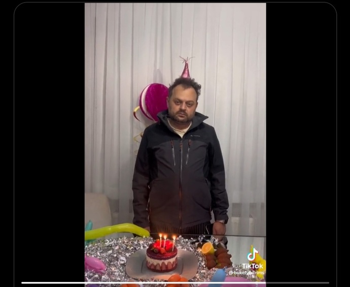 Kocasına "tüp patlama videosu" atıp eve getirtip doğum gününü kutlayan kadın! Böyle doğum günü hediyesi ister miydiniz?