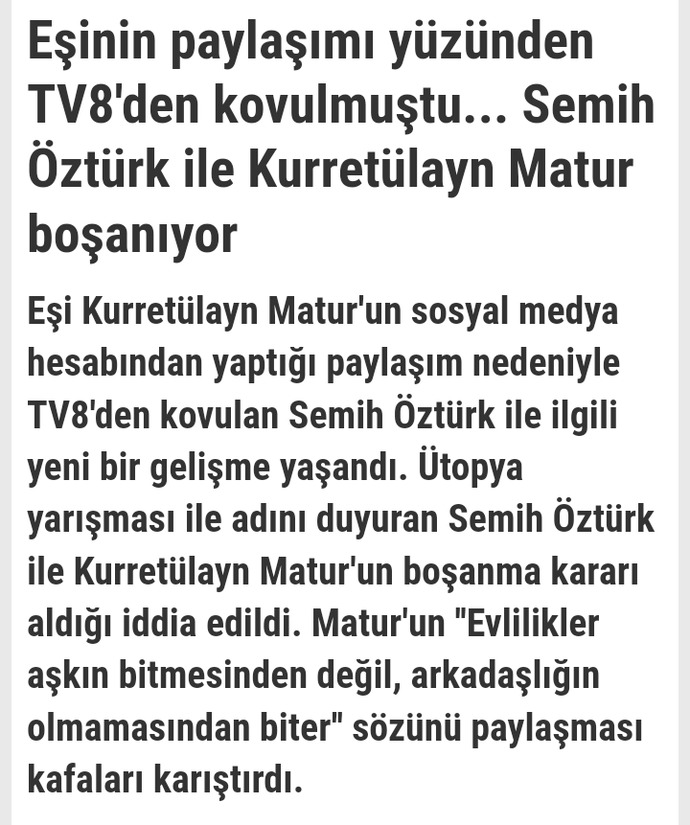 Eşiniz yüzünden işinizden kovulsanız, boşanır mıydınız?