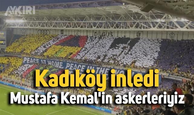 Maçlardaki Mustafa Kemalin askerleriyiz tezahüratı, Akpye bir tepki mi?