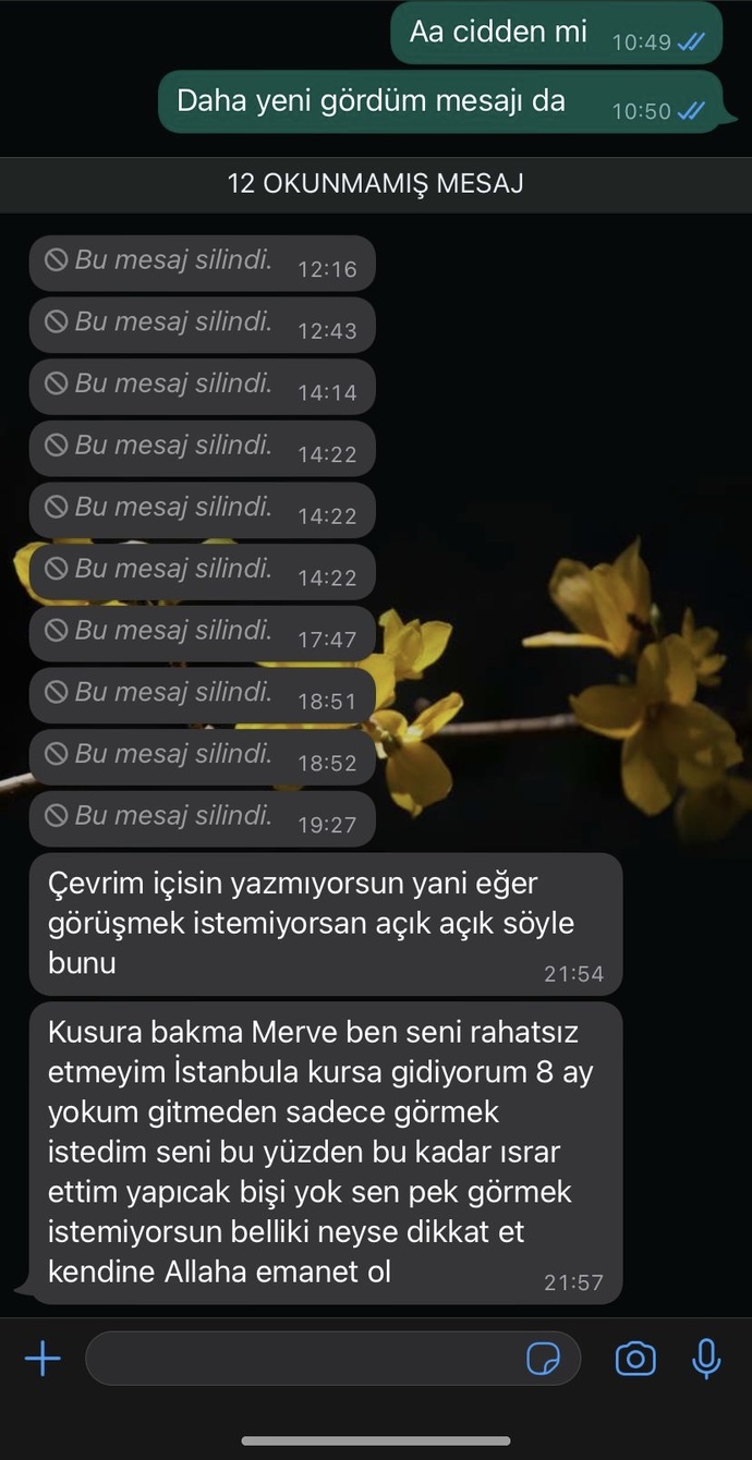 Beni görmek istemesinin sebebi ne olabilir?