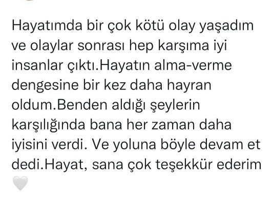 Hayatın alma-verme dengesine inanıyor musunuz?