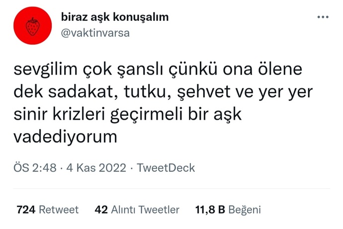 Hayatınıza girecek olan kişiye ne vadediyorsunuz?
