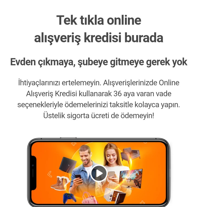 Online alışveriş sitelerinin kredili alışveriş imkanı hakkında ne düşünüyorsun?