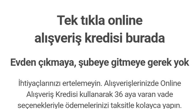 Online alışveriş sitelerinin kredili alışveriş imkanı hakkında ne düşünüyorsun?