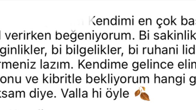 Kendini en çok ne zaman beğeniyorsun😃?
