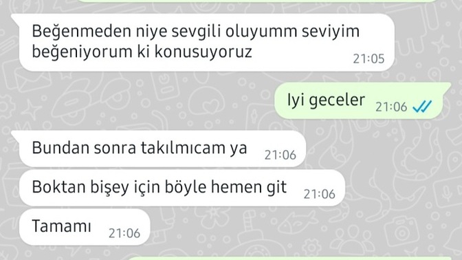 Burada hatalı kişi ben miyim?